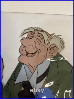 1970's Disney's The Aristocats LARGE Production Cel Georges Hautecourt, Lawyer