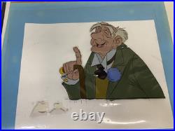 1970's Disney's The Aristocats LARGE Production Cel Georges Hautecourt, Lawyer
