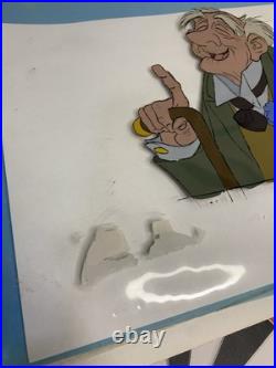 1970's Disney's The Aristocats LARGE Production Cel Georges Hautecourt, Lawyer