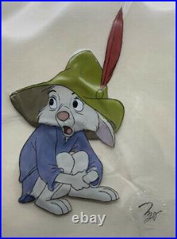 1973 Disney Original Production Cel of Skippy Rabbit from Robin Hood