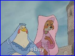 1973 Disney Robin Hood Maid Marian Lady Kluck Original Production Animation Cel