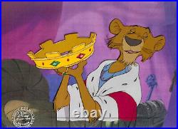 1973 Walt Disney Robin Hood Prince John Original Production Animation Cel