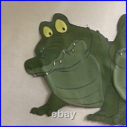 1977 Hand-Painted Production Cel Walt Disney The Rescues Crocodiles Brutus&Nero