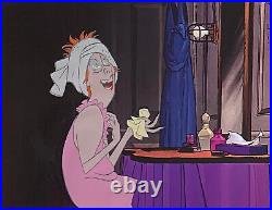 1977 Rare Disney The Rescuers Madame Medusa Original Production Animation Cel