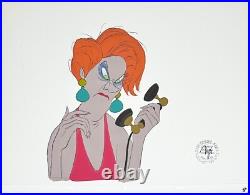 1977 Rare Walt Disney The Rescuers Madame Medusa Original Animation Drawing Cel