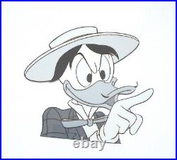 1980's DUCK TALES DONALD black and white WALT DISNEY ORIGINAL PRODUCTION CEL