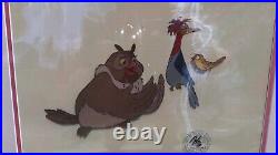 1981 Original Animated Production Cel The Fox and The Hound Disney BIG MAMA OWL
