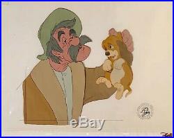 1981 Walt Disney The Fox And The Hound Copper Amos Slade Original Production Cel