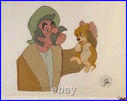 1981 Walt Disney The Fox And The Hound Copper Amos Slade Original Production Cel