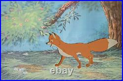 1981 Walt Disney The Fox And The Hound Tod Original Production Animation Cel