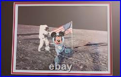 1983 Epcot Mickey Mouse Hand Painted Production Cel +Background from EPCOT intro