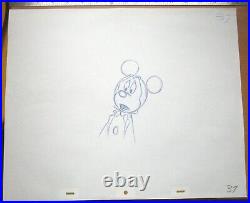 1983 MICKEY MOUSE CHRISTMAS CAROLE WALT DISNEY ORIGINAL PRODUCTION cel DRAWING