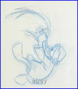 1983 Rare Disney Mickey Christmas Carol Scrooge Original Animation Drawing Cel