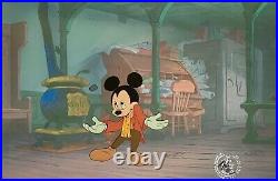 1983 Rare Walt Disney Mickey Christmas Carol Mouse Original Animation Cel