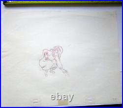 1985 BLACK CAULDRON PRINCESS EILONWY Walt Disney ORIGINAL PRODUCTION cel DRAWING