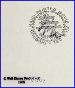 1985 Disney The Black Cauldron Taran Gurgi Original Production Animation Cel