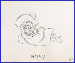 1986 Disney Great Mouse Detective Fidget Olivia Original Animation Drawing Cel