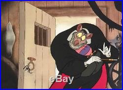 1986 Disney The Great Mouse Detective Ratigan Original Production Animation Cel