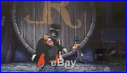 1986 Walt Disney Great Mouse Detective Ratigan Basil Original Production Cel