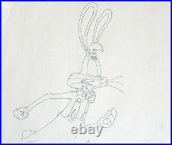 1988 Disney Who Framed Roger Rabbit Original Production Animation Drawing Cel
