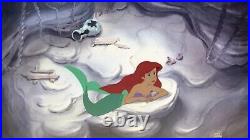 1989 Disney Ariel The Little Mermaid Original Production Animation Cel With Coa