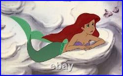 1989 Disney Ariel The Little Mermaid Original Production Animation Cel With Coa