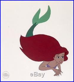 1989 Rare Walt Disney The Little Mermaid Ariel Original Production Animation Cel