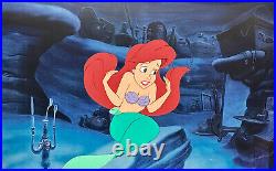 1989 Walt Disney Ariel The Little Mermaid Original Production Animation Cel