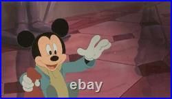 1990 Walt Disney Prince Pauper Mickey Mouse Original Production Animation Cel
