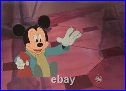 1990 Walt Disney Prince Pauper Mickey Mouse Original Production Animation Cel