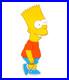 1990's SIMPSONS BART FOX ORIGINAL PRODUCTION CEL Walt Disney sneakers