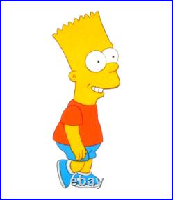 1990's SIMPSONS BART FOX ORIGINAL PRODUCTION CEL Walt Disney sneakers