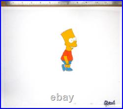 1990's SIMPSONS BART FOX ORIGINAL PRODUCTION CEL Walt Disney sneakers