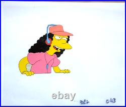 1990s SIMPSONS OTTO FOX Walt Disney ORIGINAL PRODUCTION CEL bart bus driver