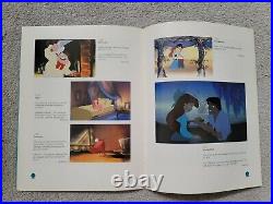 1991 Rare Disney The Little Mermaid Ariel Animation Cel Art Book