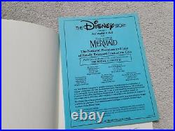 1991 Rare Disney The Little Mermaid Ariel Animation Cel Art Book