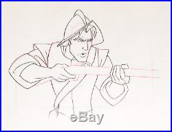 1995 Rare Walt Disney Pocahontas John Smith Original Production Drawing Cel