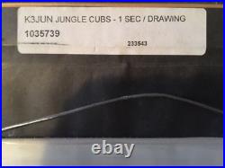 1996 Disney Orig. Production Cel and Clean-up Drawing of Mowgli (Jungle Book)