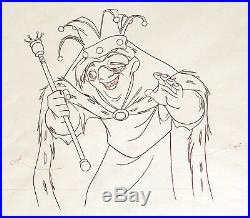 1996 Very Rare Disney Hunchback Of Notre Dame Original Production Drawing Cel
