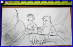 2003 JUNGLE BOOK 2 WALT DISNEY ORIGINAL PRODUCTION STORYBOARD cel DRAWING bear