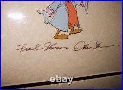 3 Ludwig Von Drake production Cel HAND signed Frank N Ollie Disney 1950s 1960s