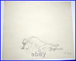 37 MICKEY MOUSE HAWAIIN PLUTO dog crab WALT DISNEY ORIGINAL PRODUCTION DRAWING