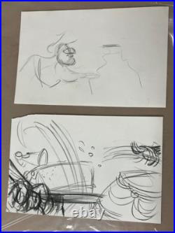 4 Disney The Little Mermaid Original Production Storyboard Sketch Drawings