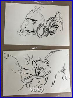 4 Disney The Little Mermaid Original Production Storyboard Sketch Drawings