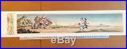 4 ft. Pan Production Background BILL POSTERS (1940) Disney cel Donald Duck Goofy
