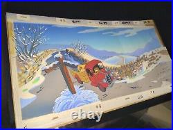 A WINTER STORY Animation Cels Background Production Art Disney Cartoons X1