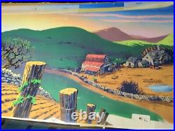 A WINTER STORY Animation Cels Background Production Art Disney Cartoons X1