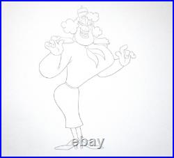 ALADDIN 1990s WALT DISNEY ORIGINAL PRODUCTION CONCEPT cel drag PUBLICITY DRAWING