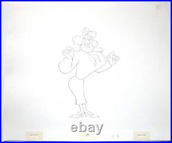 ALADDIN 1990s WALT DISNEY ORIGINAL PRODUCTION CONCEPT cel drag PUBLICITY DRAWING