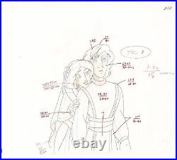 ALADDIN Walt Disney TV Cartoon Production Animation Drawing Jasmine 1994-1995